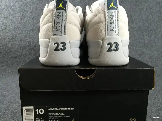 Bmlin Shoes 12 Jordan Suede 308317-002 Grey Air Low 0620